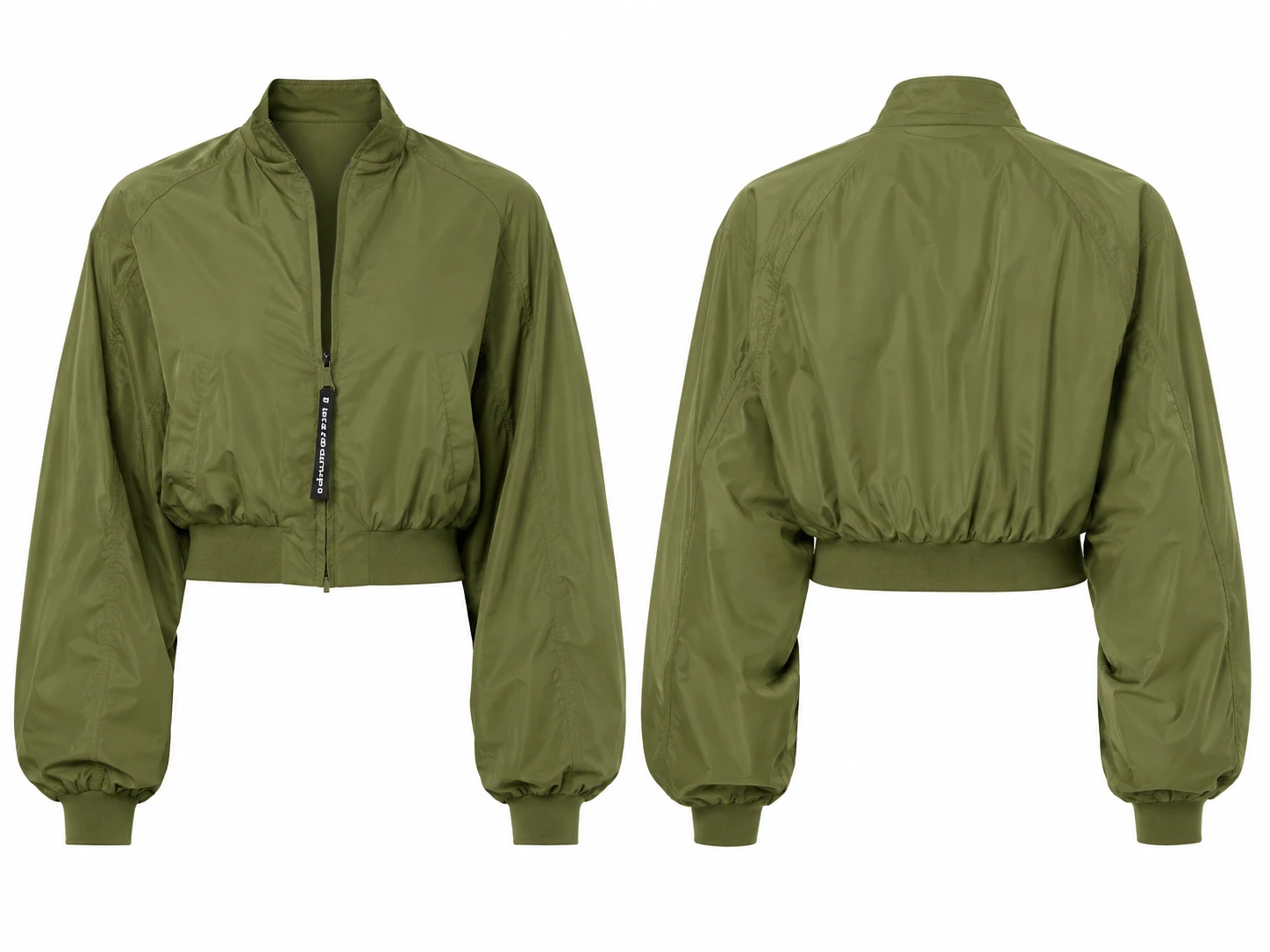 NYC Karlie Kloss Olive Green Jacket