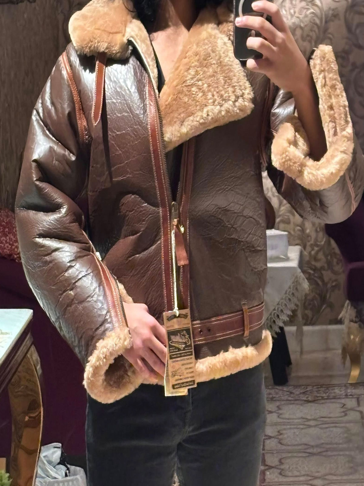 Bomber leather jackets