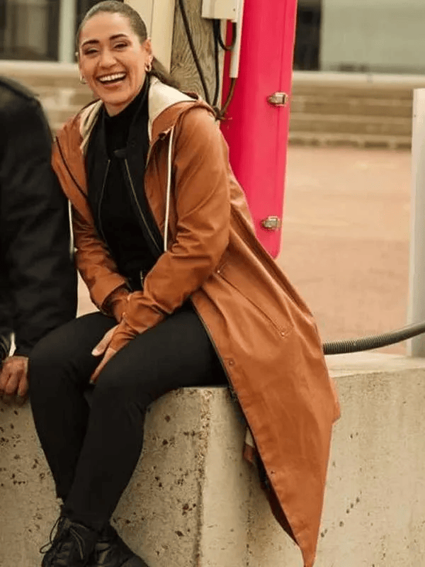 Hooded leather jackets
