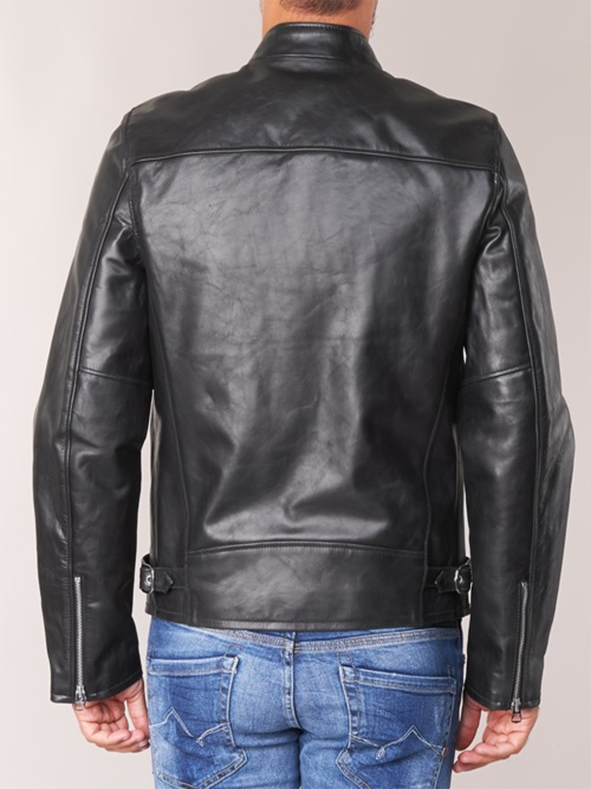 Schott Lc940d Mens Black Leather Jacket