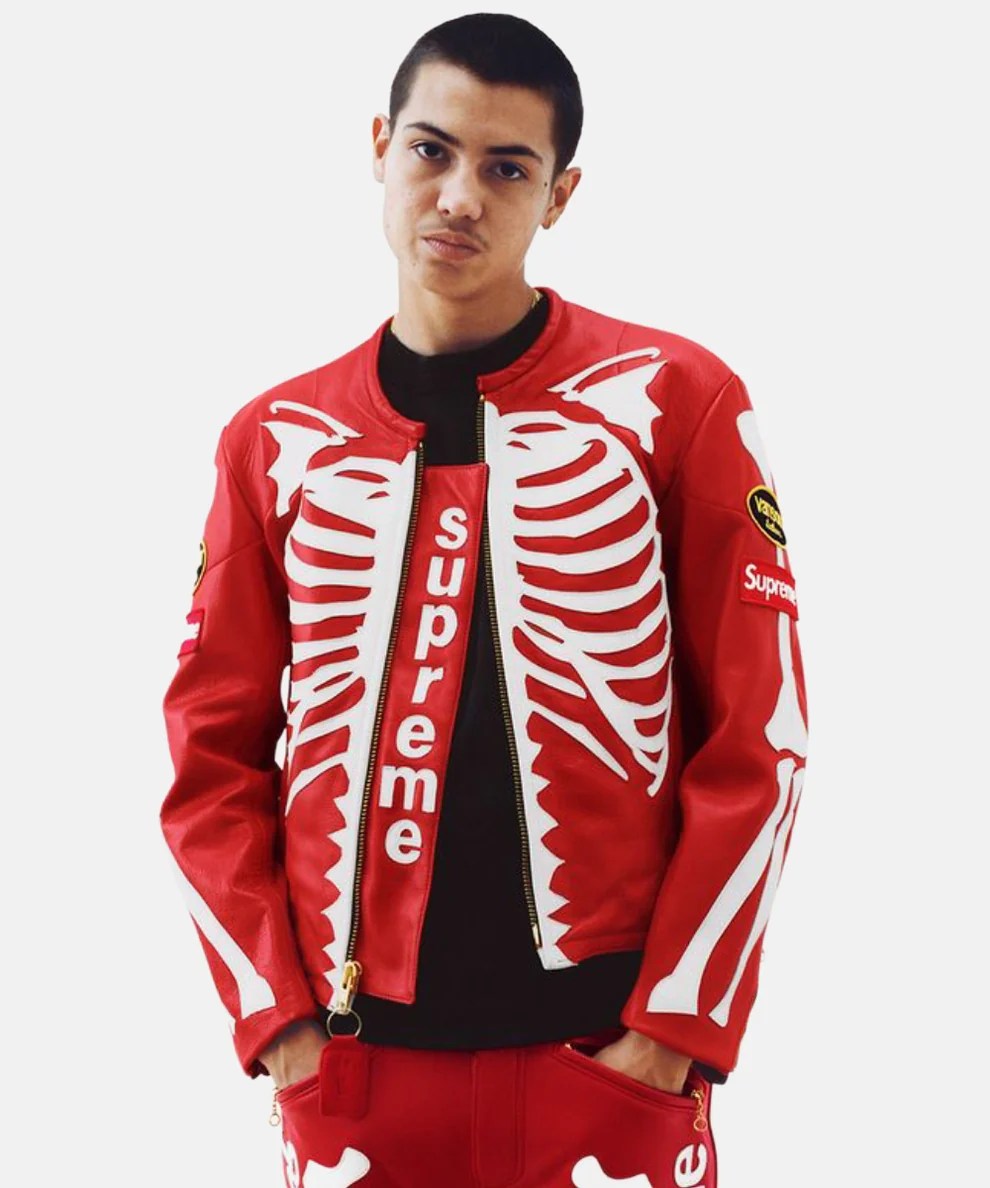Distressed leather jackets