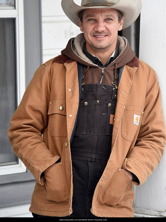 Jeremy Renner Jacket By Wind River Movie
