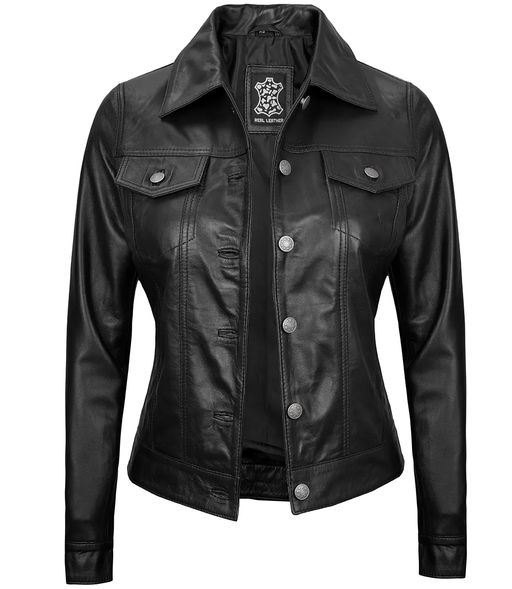 Oversized leather jackets